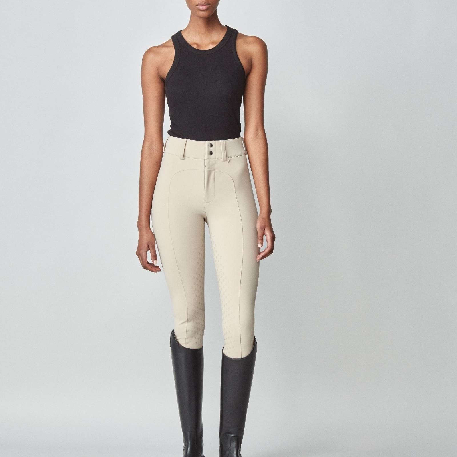 Yagya High - Rise Compression Breeches Tan - Yagya - Equiluxe Tack