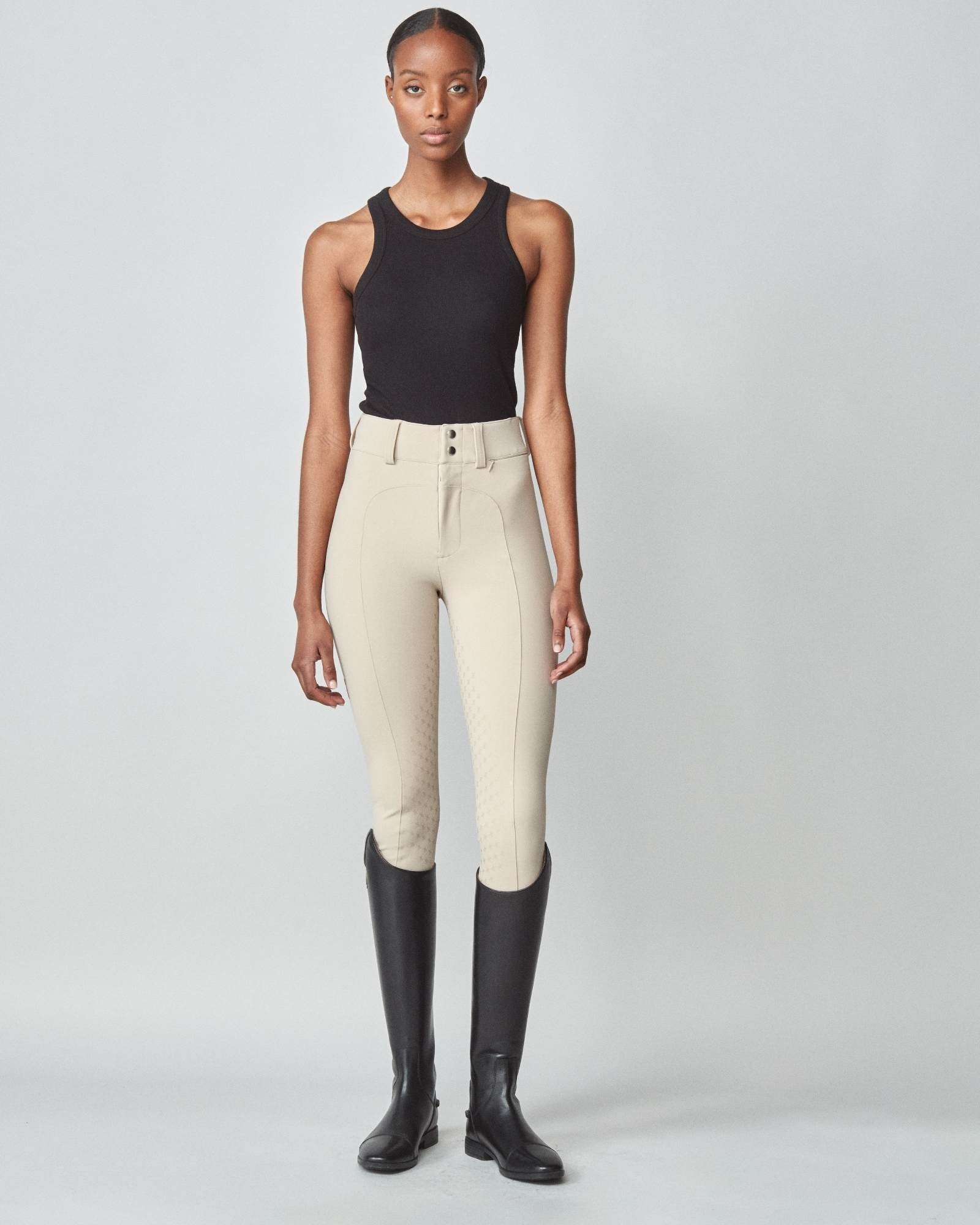 Yagya High - Rise Compression Breeches Tan - Yagya - Equiluxe Tack