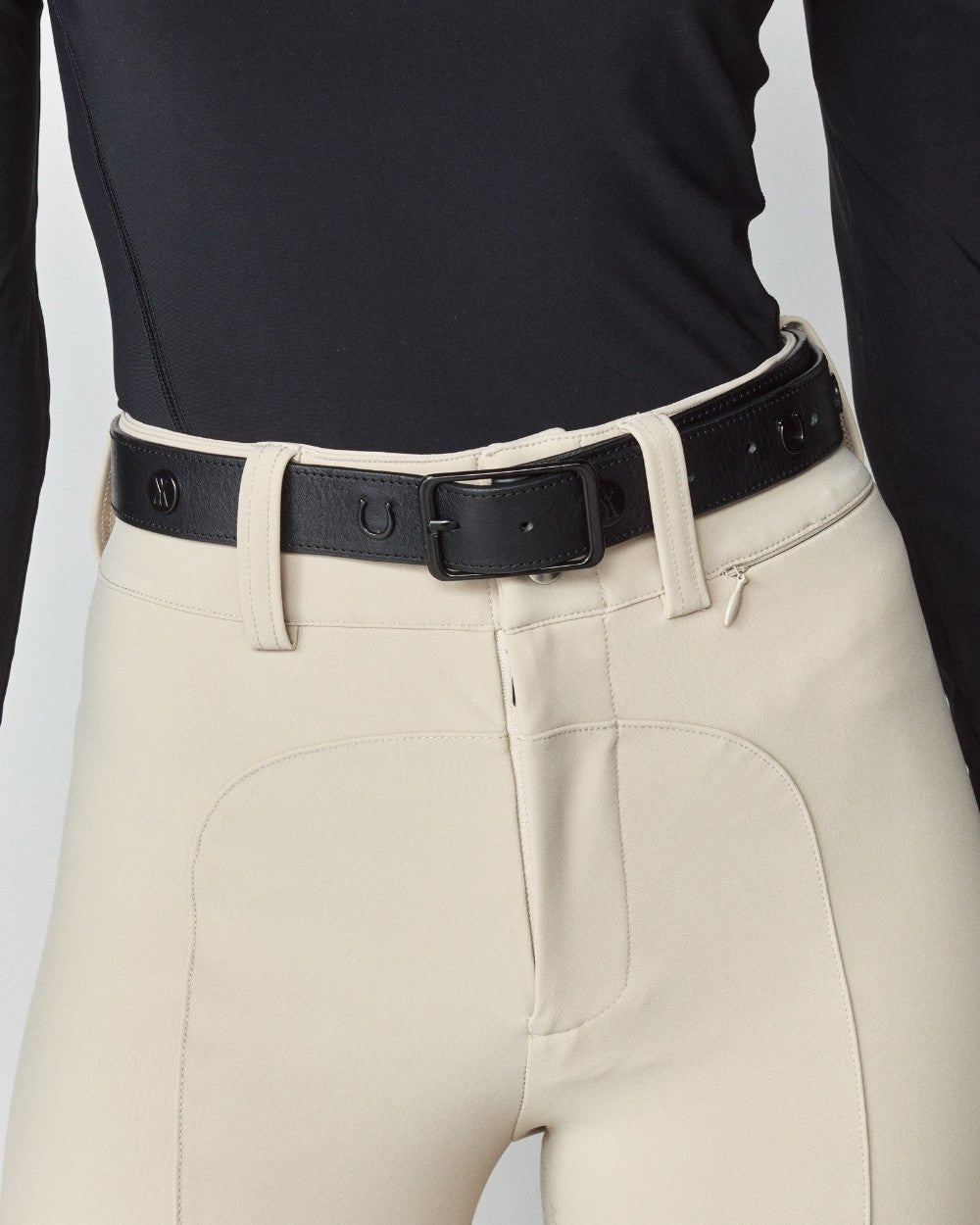 Yagya Leather Buckle Belt Black - Yagya - Equiluxe Tack