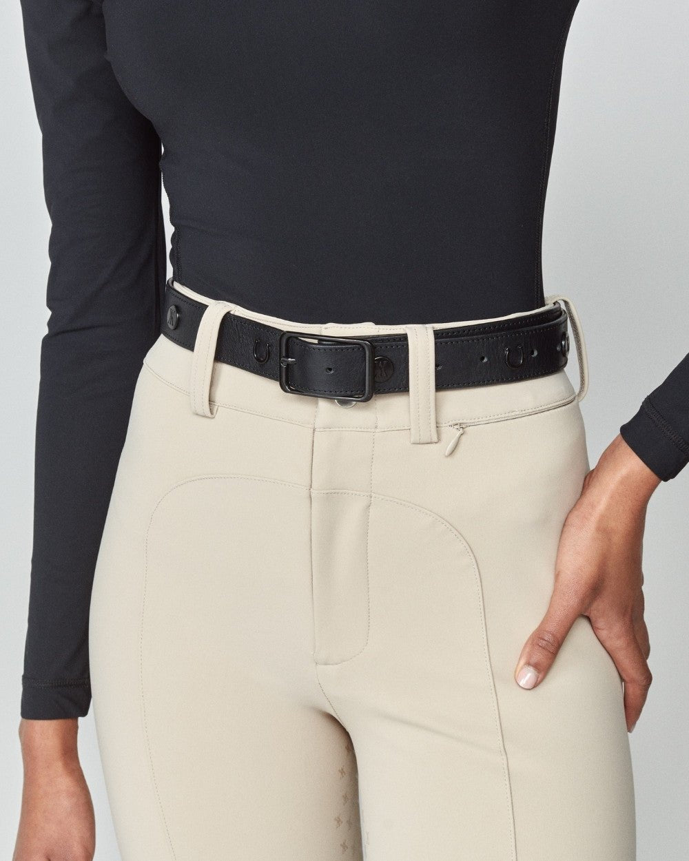 Yagya Leather Buckle Belt Black - Yagya - Equiluxe Tack