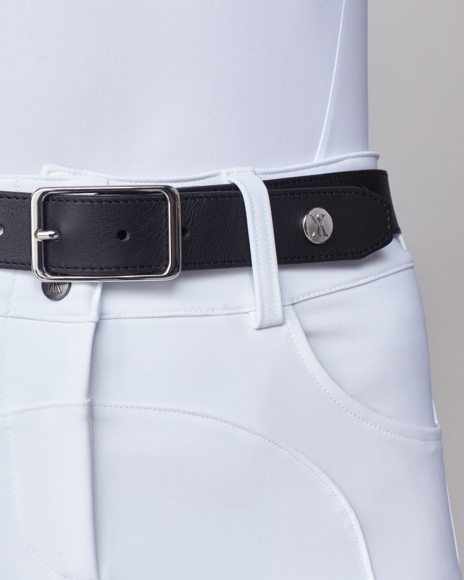 Yagya Leather Buckle Belt Black - Yagya - Equiluxe Tack