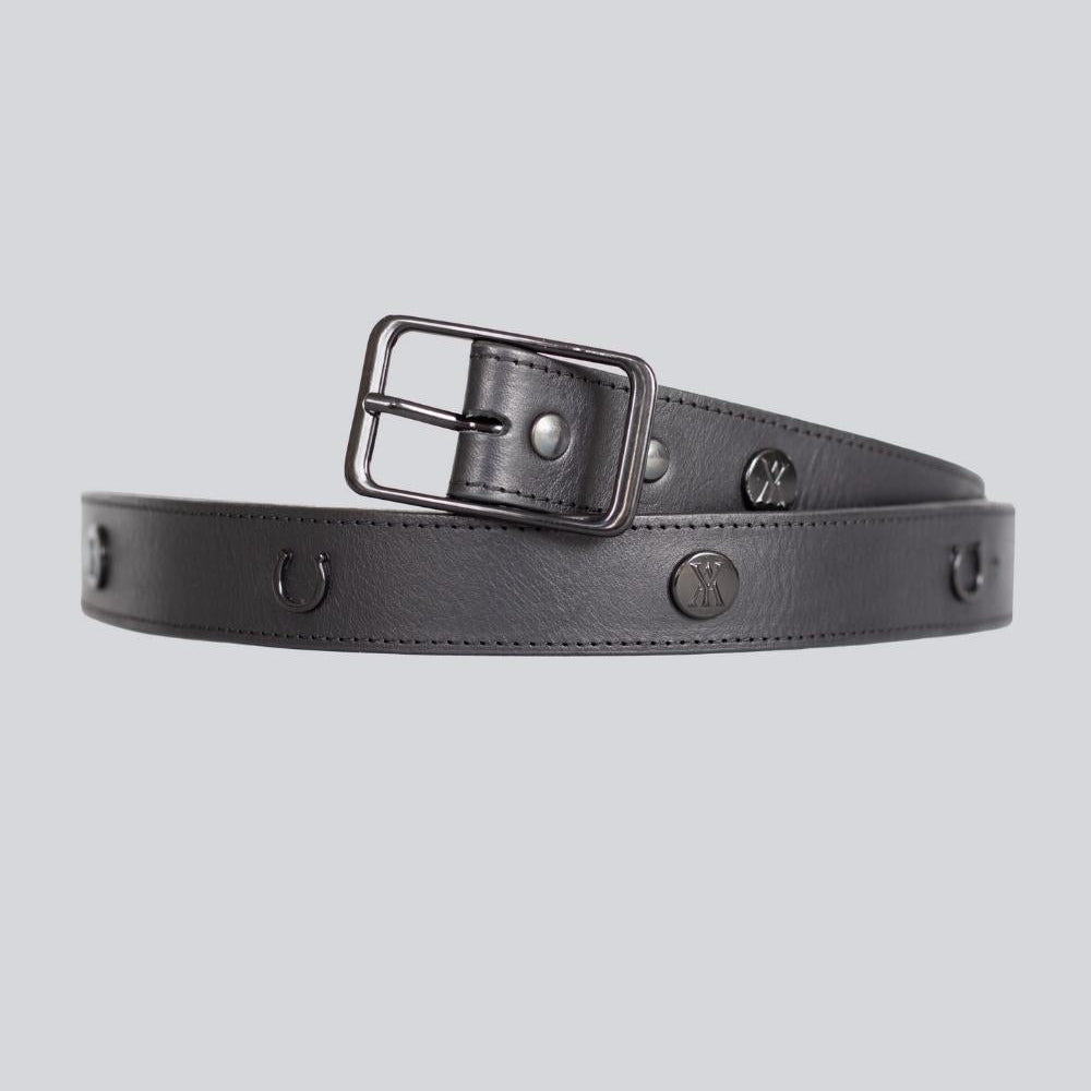 Yagya Leather Buckle Belt Black - Yagya - Equiluxe Tack