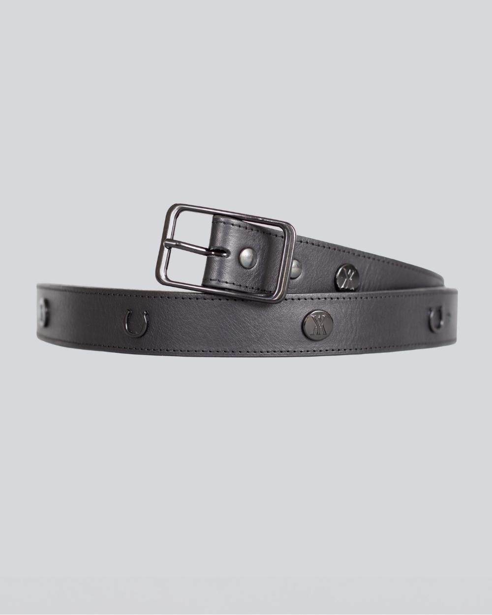 Yagya Leather Buckle Belt Black - Yagya - Equiluxe Tack