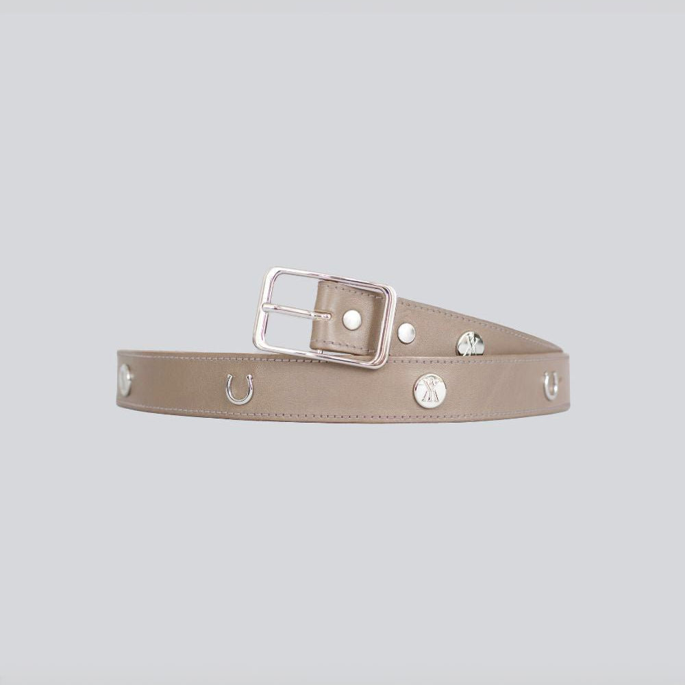 Yagya Leather Buckle Belt Taupe - Yagya - Equiluxe Tack