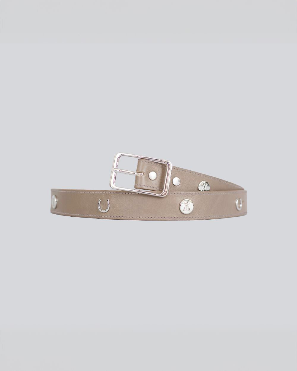 Yagya Leather Buckle Belt Taupe - Yagya - Equiluxe Tack