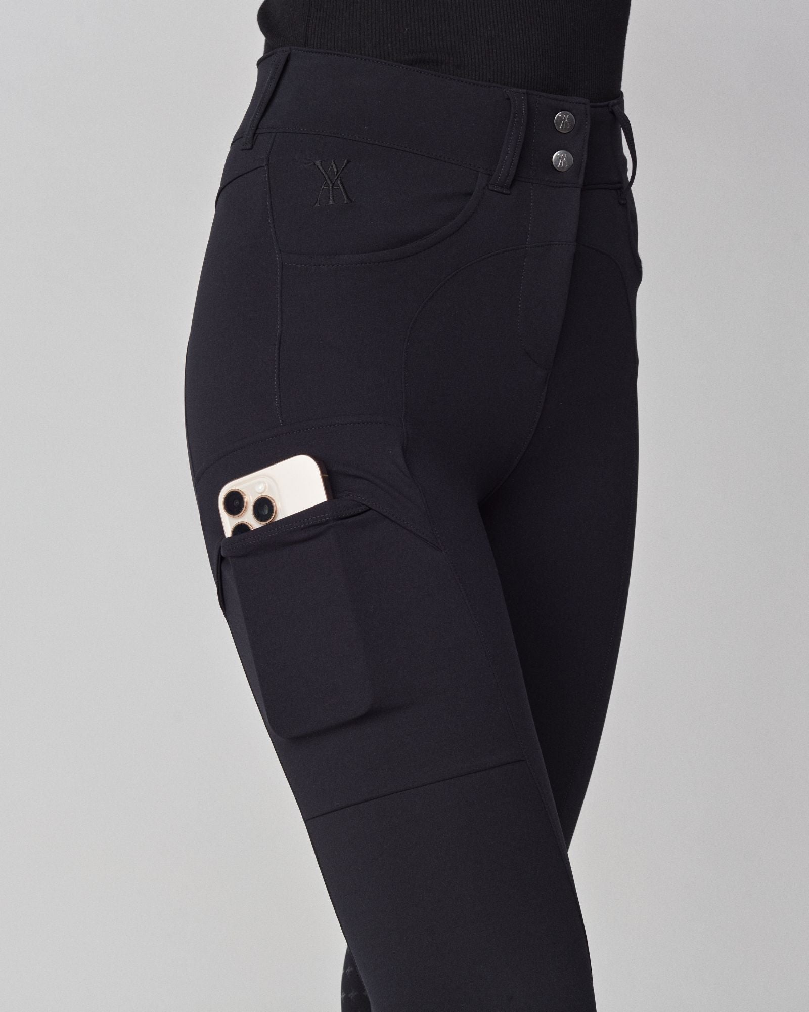 Yagya Lightweight Performance Breeches Black - Yagya - Equiluxe Tack