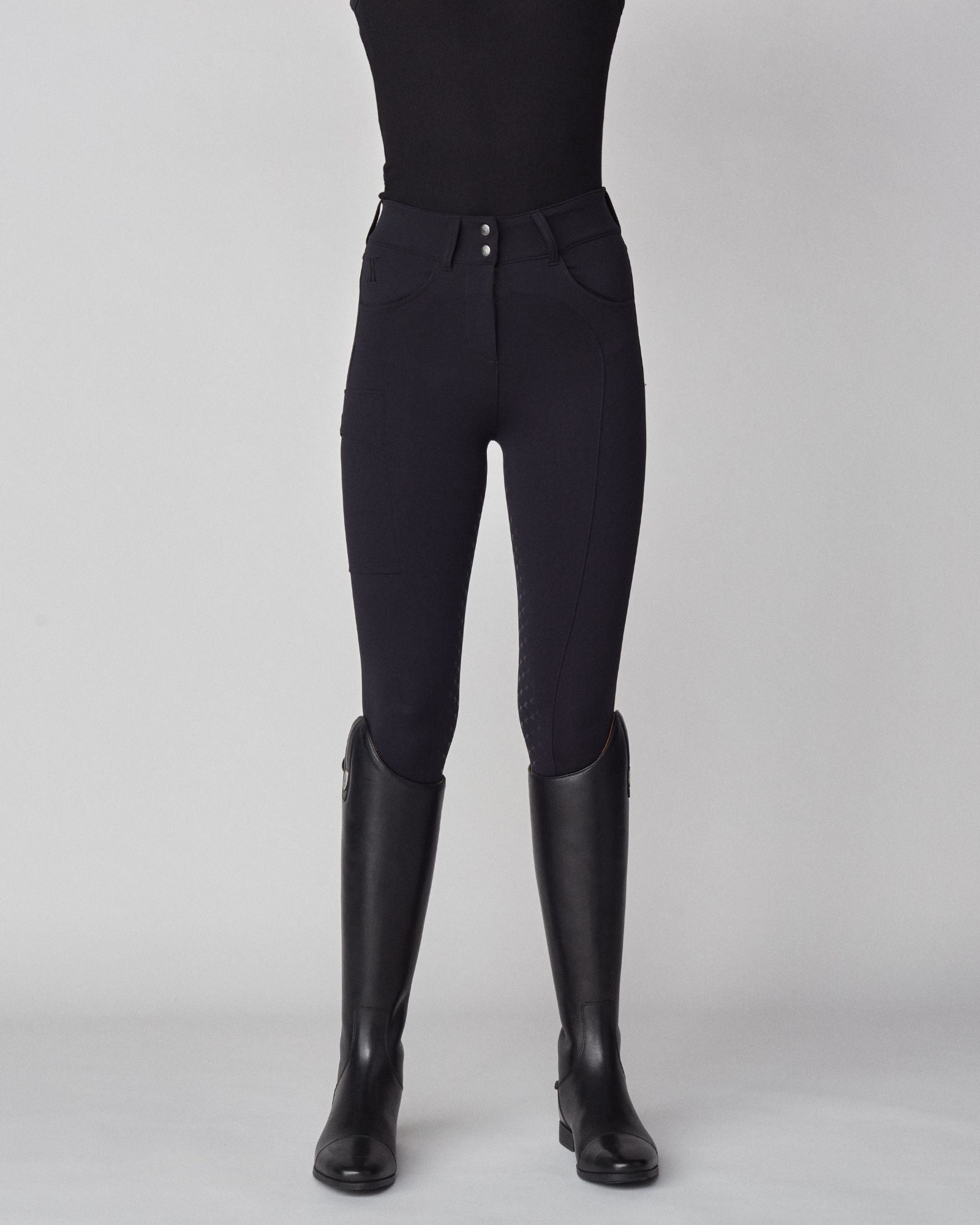 Yagya Lightweight Performance Breeches Black - Yagya - Equiluxe Tack