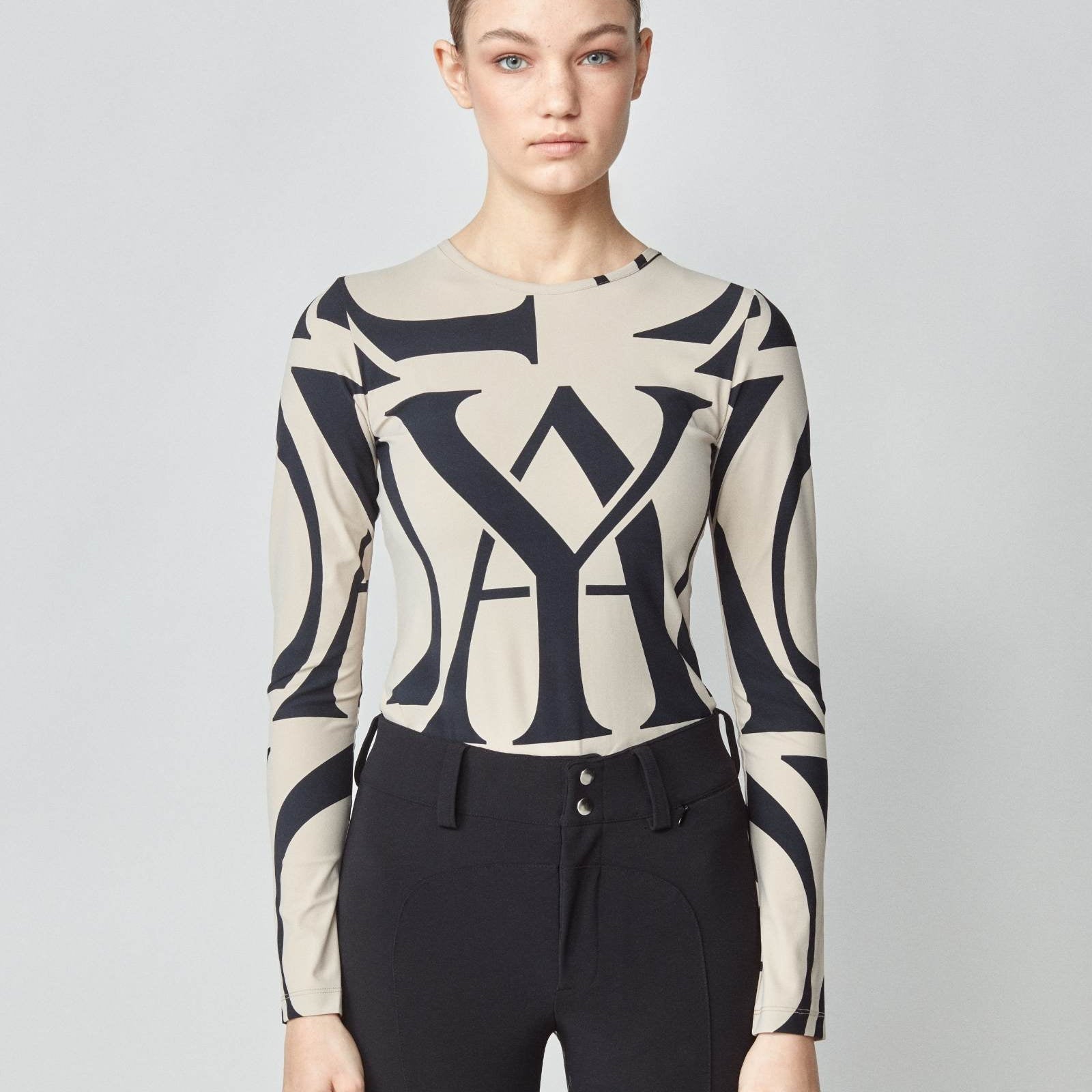 Yagya Monogram Long Sleeve Shirt Tan - Yagya - Equiluxe Tack