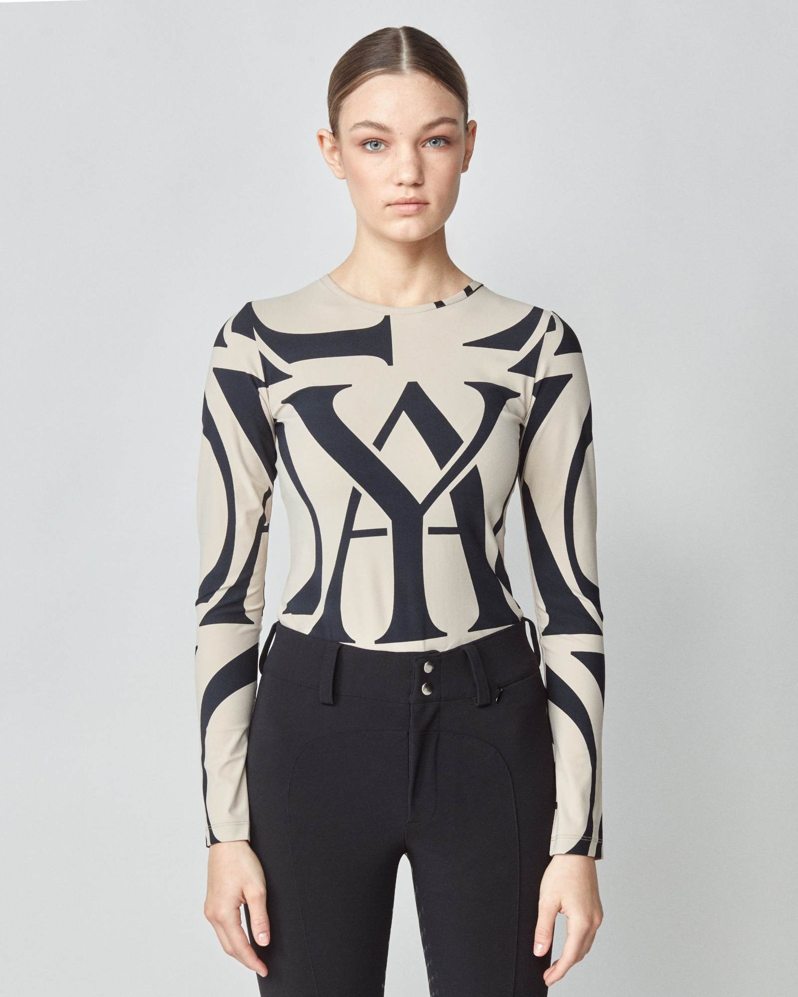 Yagya Monogram Long Sleeve Shirt Tan - Yagya - Equiluxe Tack