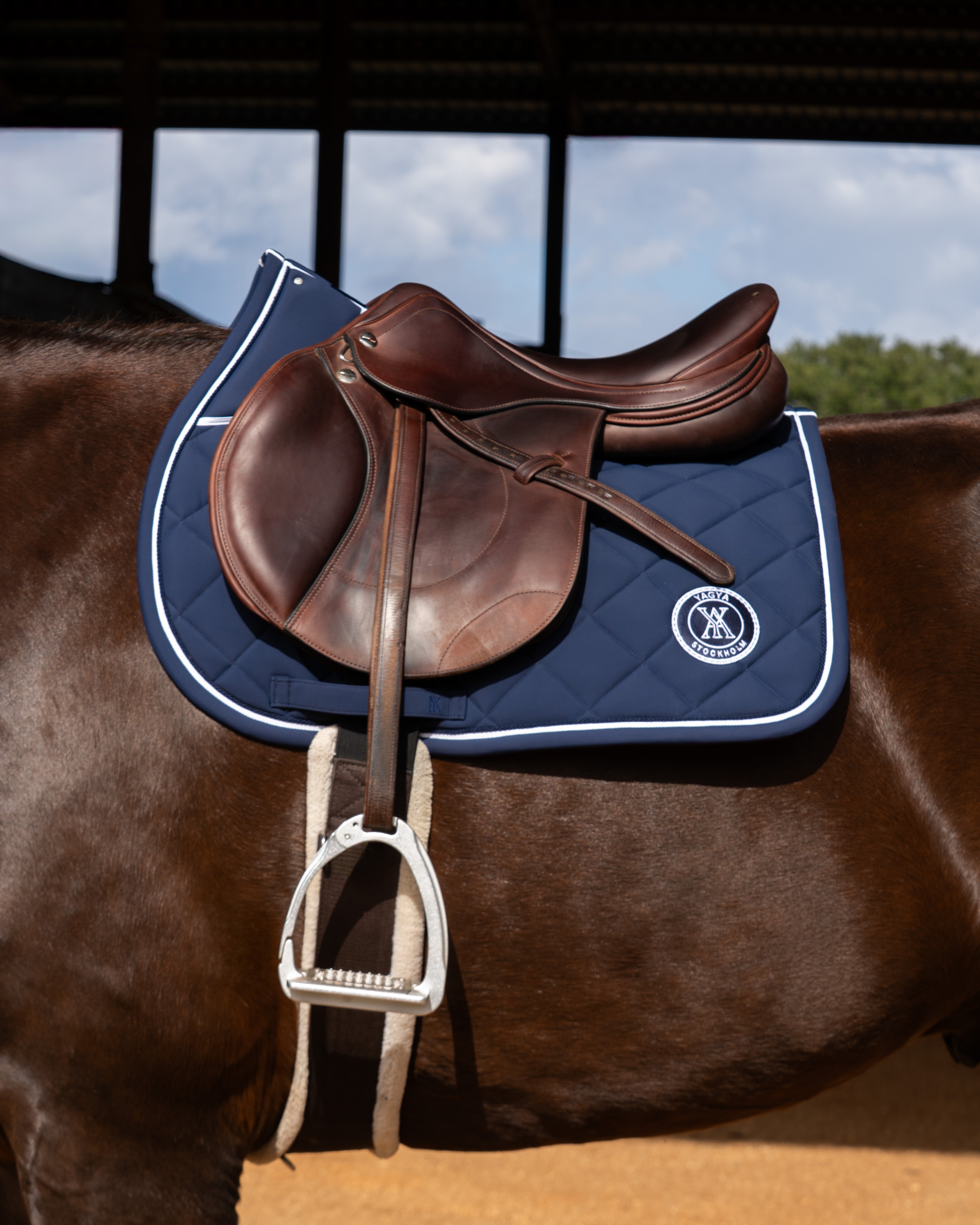 Yagya Performance Saddle Pad Navy - Yagya - Equiluxe Tack