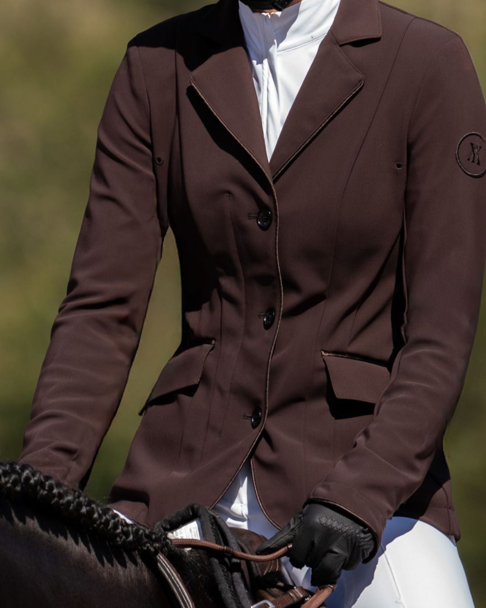 Yagya Performance Show Jacket - Dark Brown - Yagya - Equiluxe Tack
