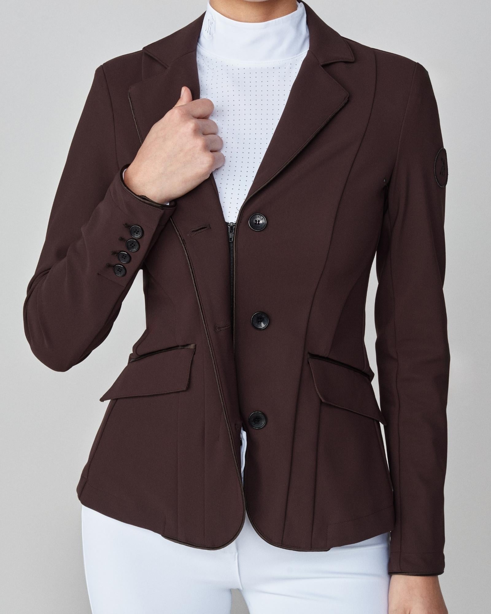 Yagya Performance Show Jacket - Dark Brown - Yagya - Equiluxe Tack