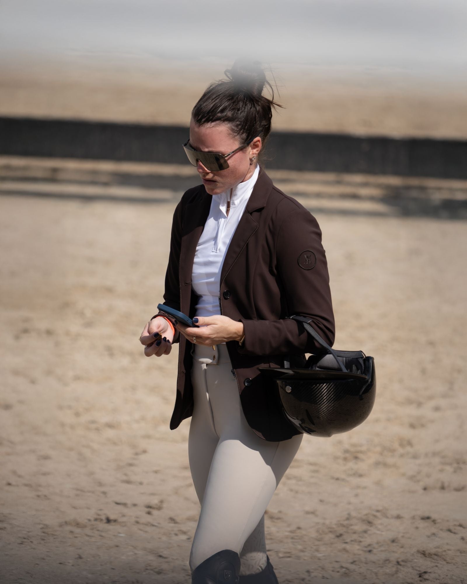 Yagya Performance Show Jacket - Dark Brown - Yagya - Equiluxe Tack