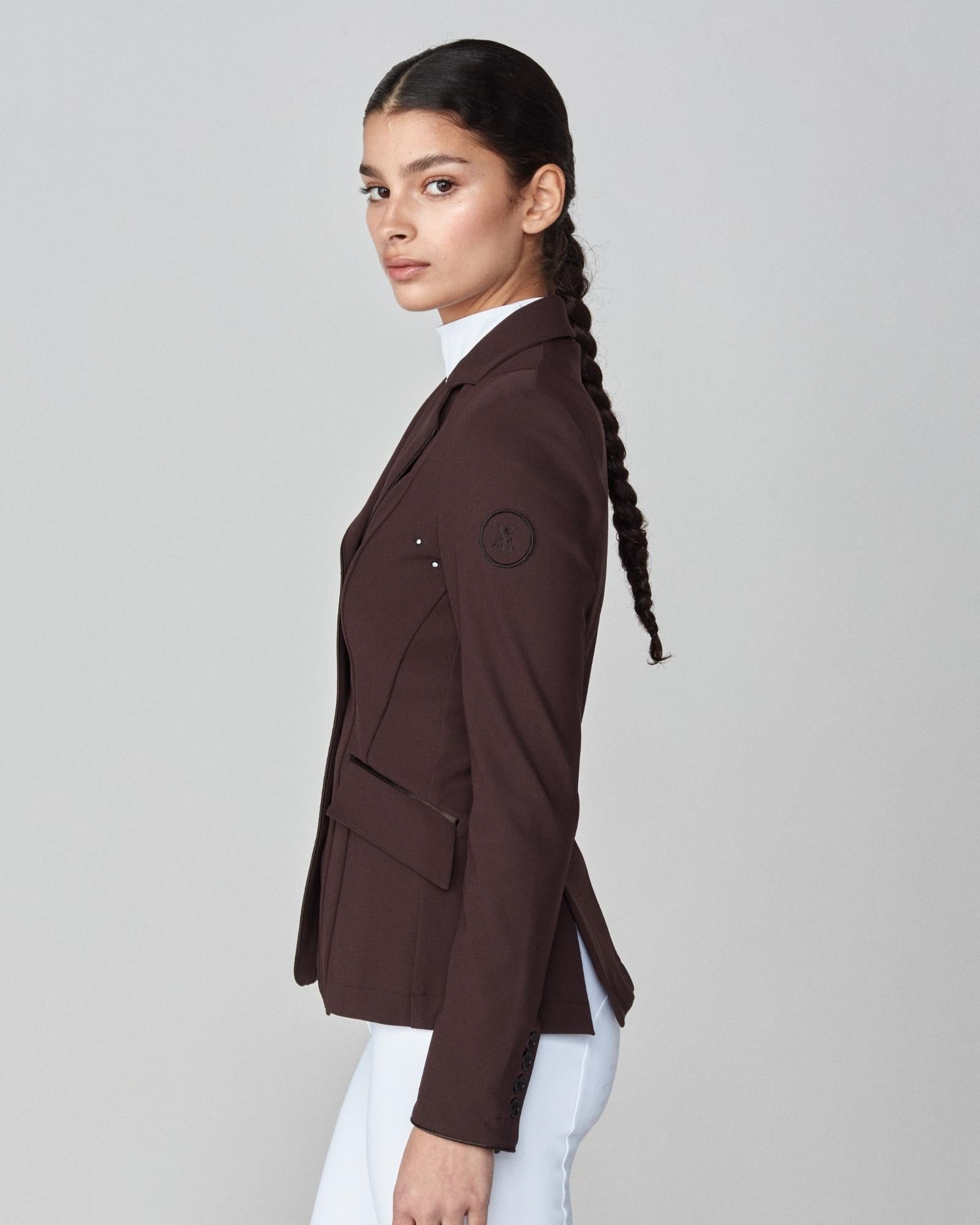Yagya Performance Show Jacket - Dark Brown - Yagya - Equiluxe Tack