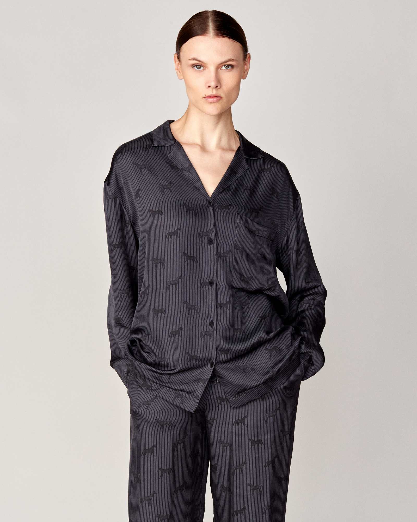 Yagya Printed Pajama Set - Yagya - Equiluxe Tack