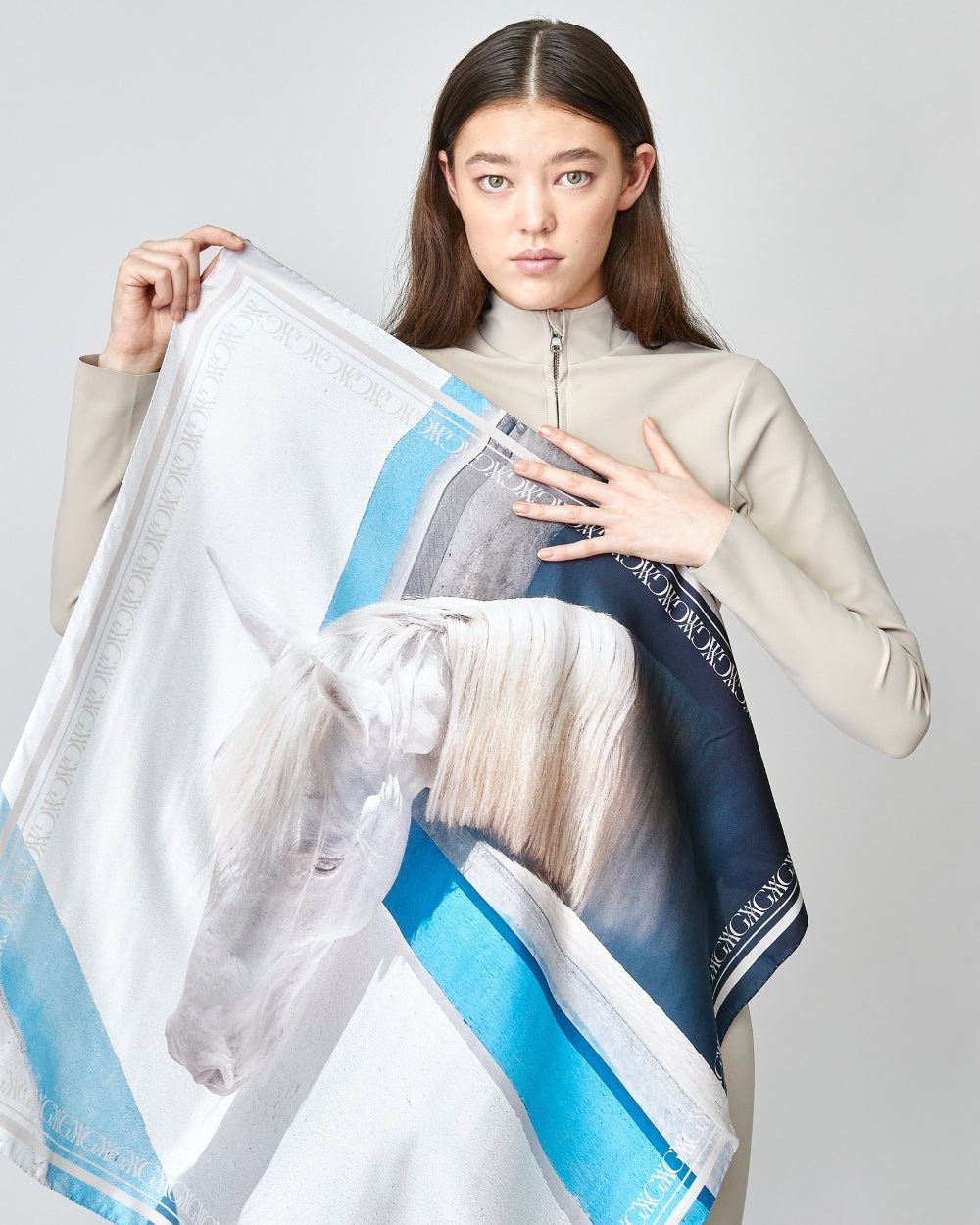 Yagya Printed Silk Scarf - Yagya - Equiluxe Tack