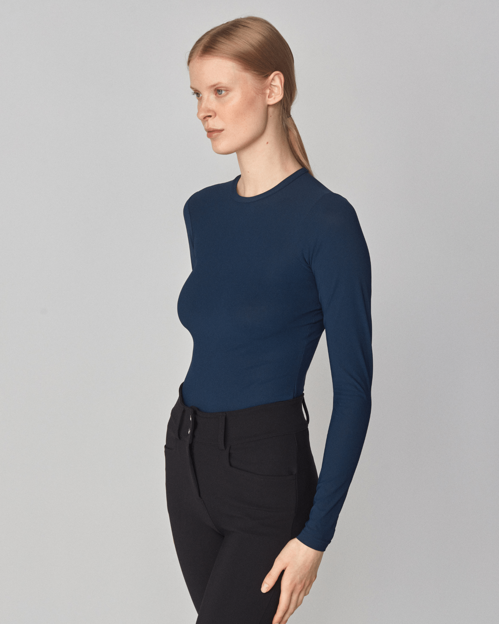Yagya Sculpting Long Sleeve Navy - Yagya - Equiluxe Tack