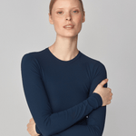 Yagya Sculpting Long Sleeve Navy - Yagya - Equiluxe Tack