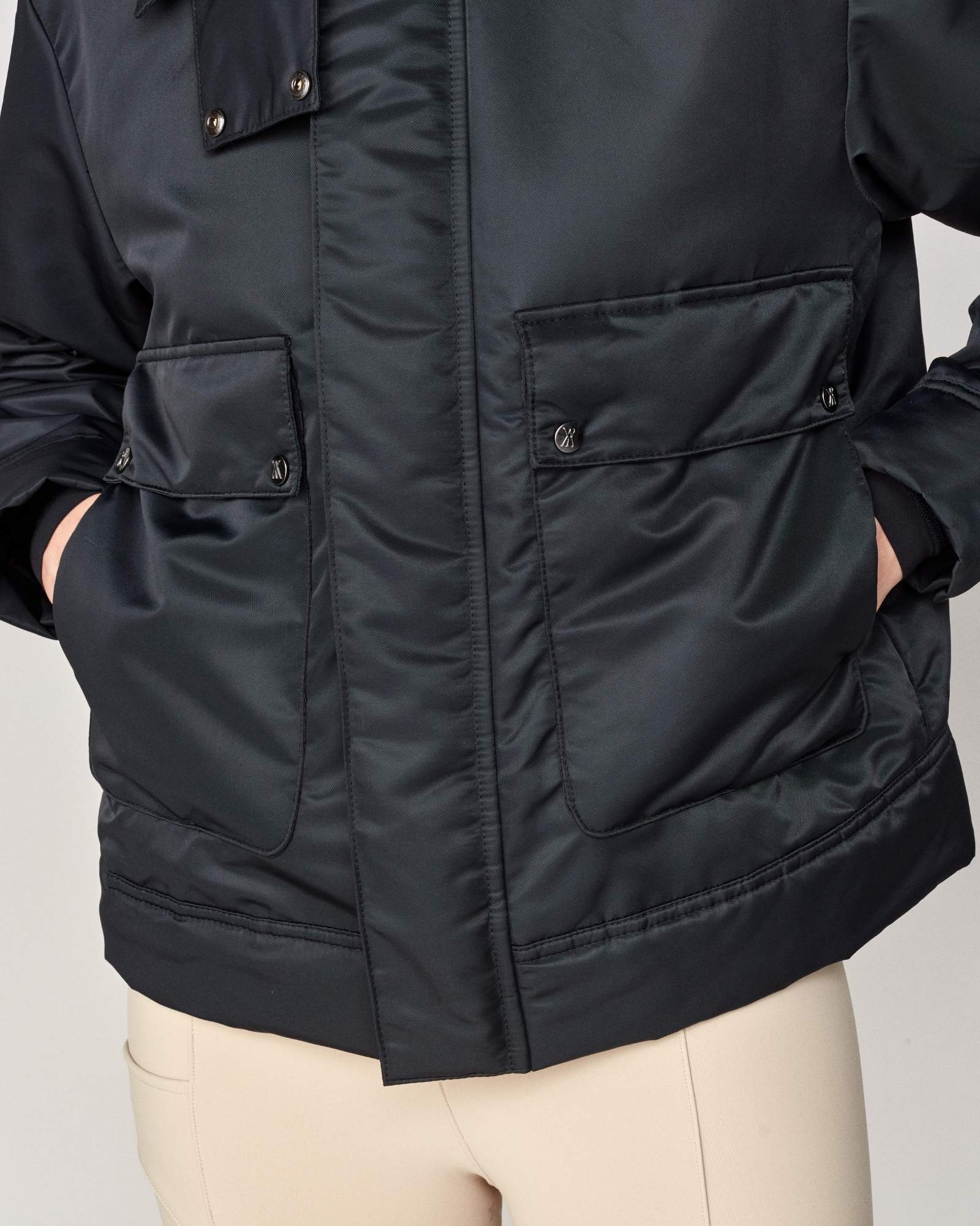 Yagya Short Padded Jacket Black - Yagya - Equiluxe Tack