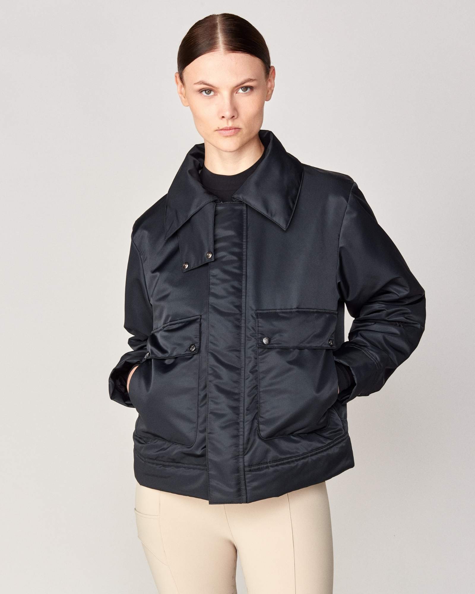 Yagya Short Padded Jacket Black - Yagya - Equiluxe Tack