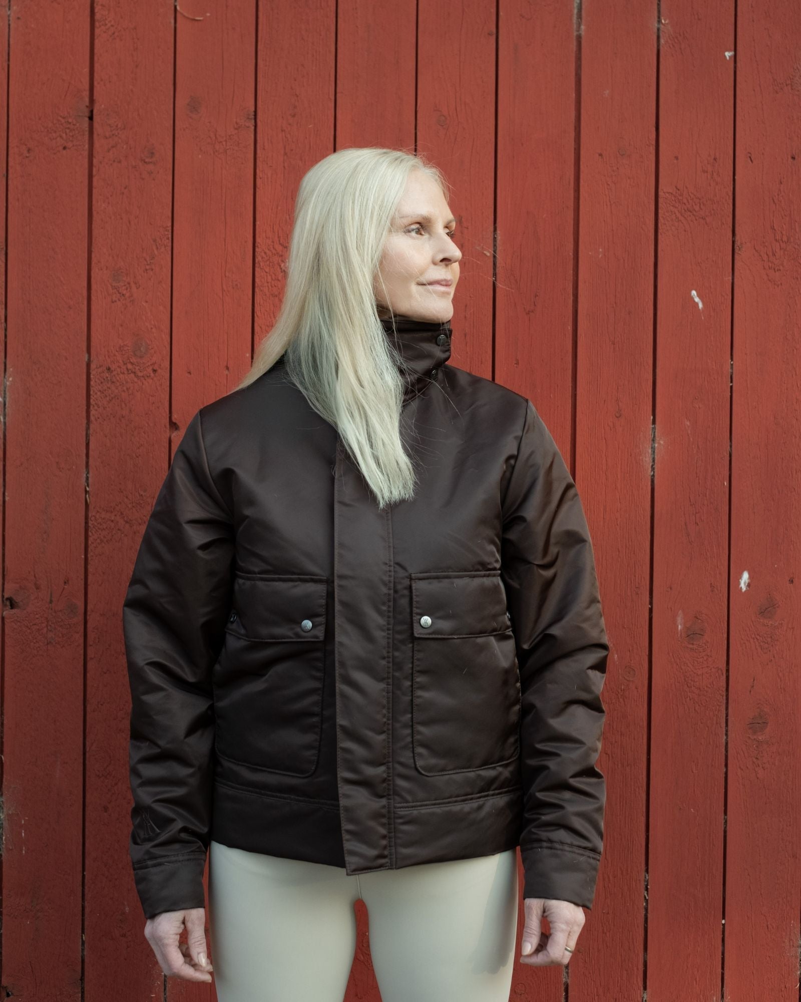Yagya Short Padded Jacket - Dark Brown - Yagya - Equiluxe Tack