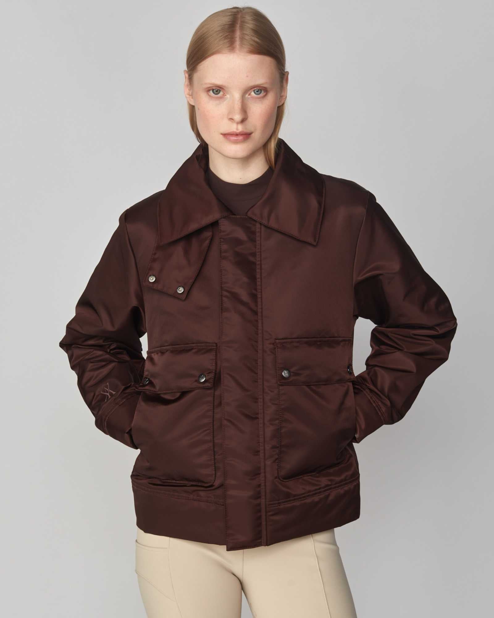 Yagya Short Padded Jacket - Dark Brown - Yagya - Equiluxe Tack