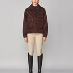 Yagya Short Padded Jacket - Dark Brown - Yagya - Equiluxe Tack