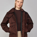 Yagya Short Padded Jacket - Dark Brown - Yagya - Equiluxe Tack