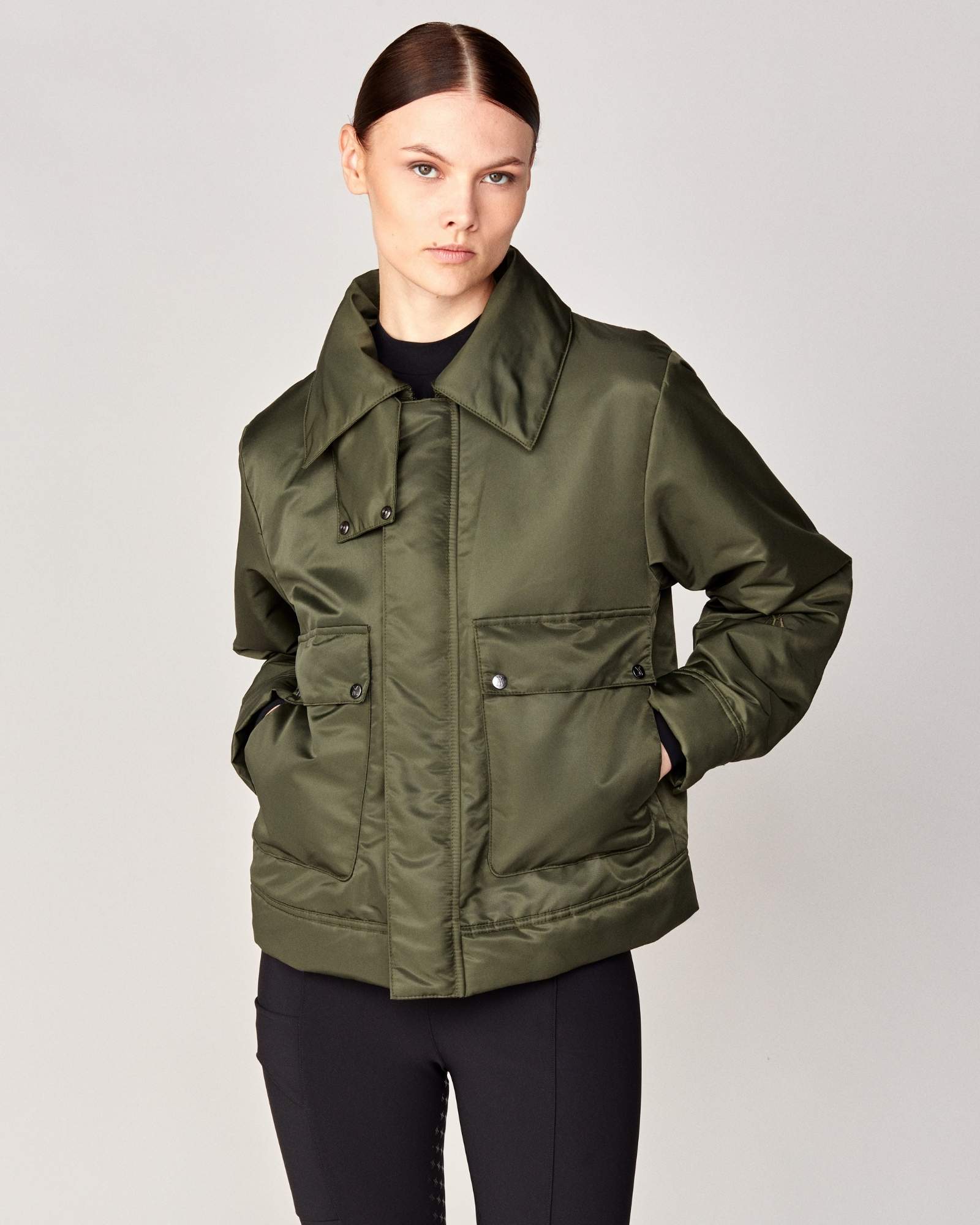 Yagya Short Padded Jacket Green - Yagya - Equiluxe Tack