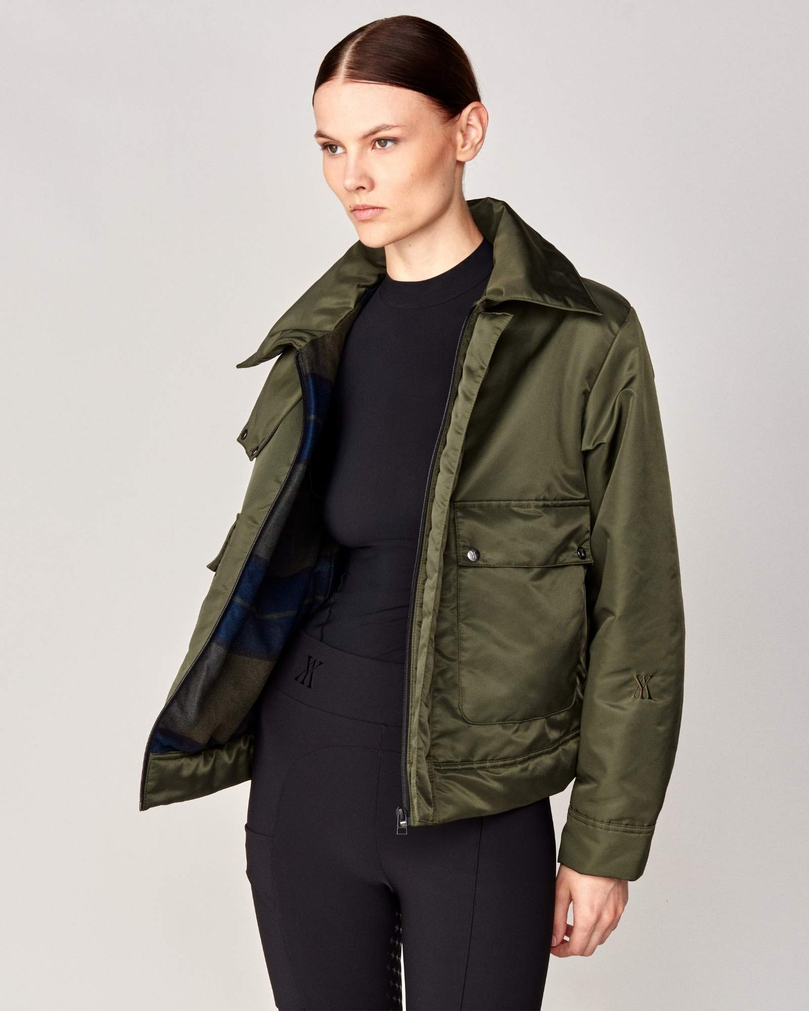 Yagya Short Padded Jacket Green - Yagya - Equiluxe Tack