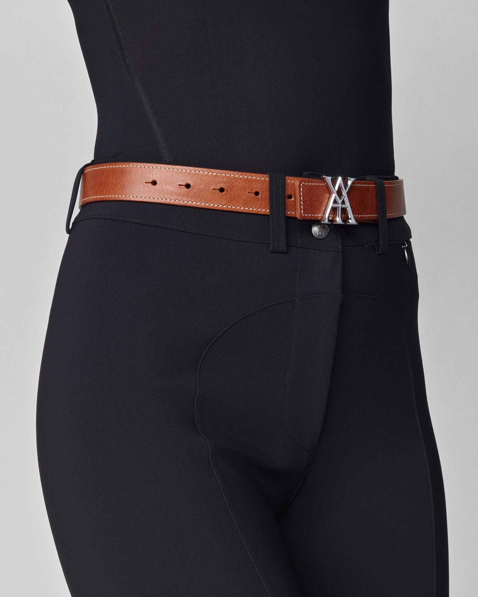 Yagya Signature Belt Brown Silver - Yagya - Equiluxe Tack