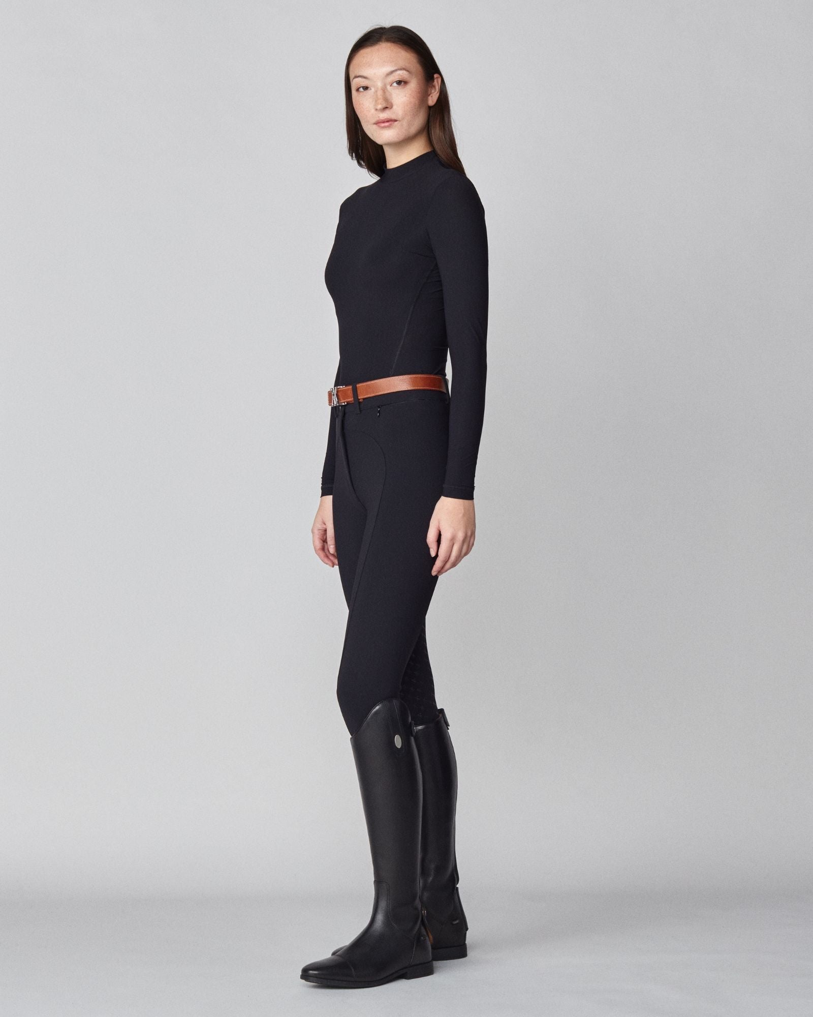Yagya Signature Belt Brown Silver - Yagya - Equiluxe Tack