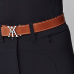 Yagya Signature Belt Brown Silver - Yagya - Equiluxe Tack