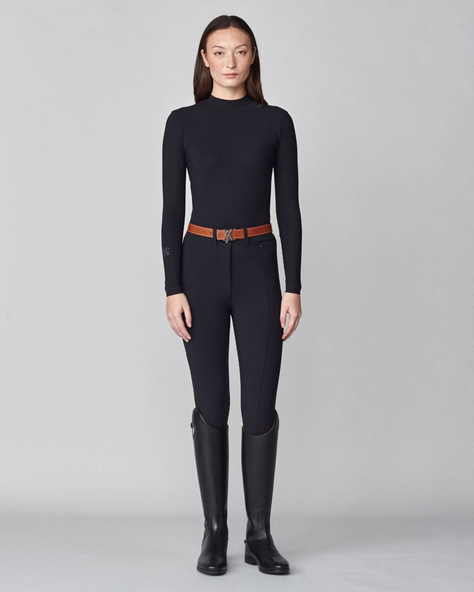 Yagya Signature Belt Brown Silver - Yagya - Equiluxe Tack