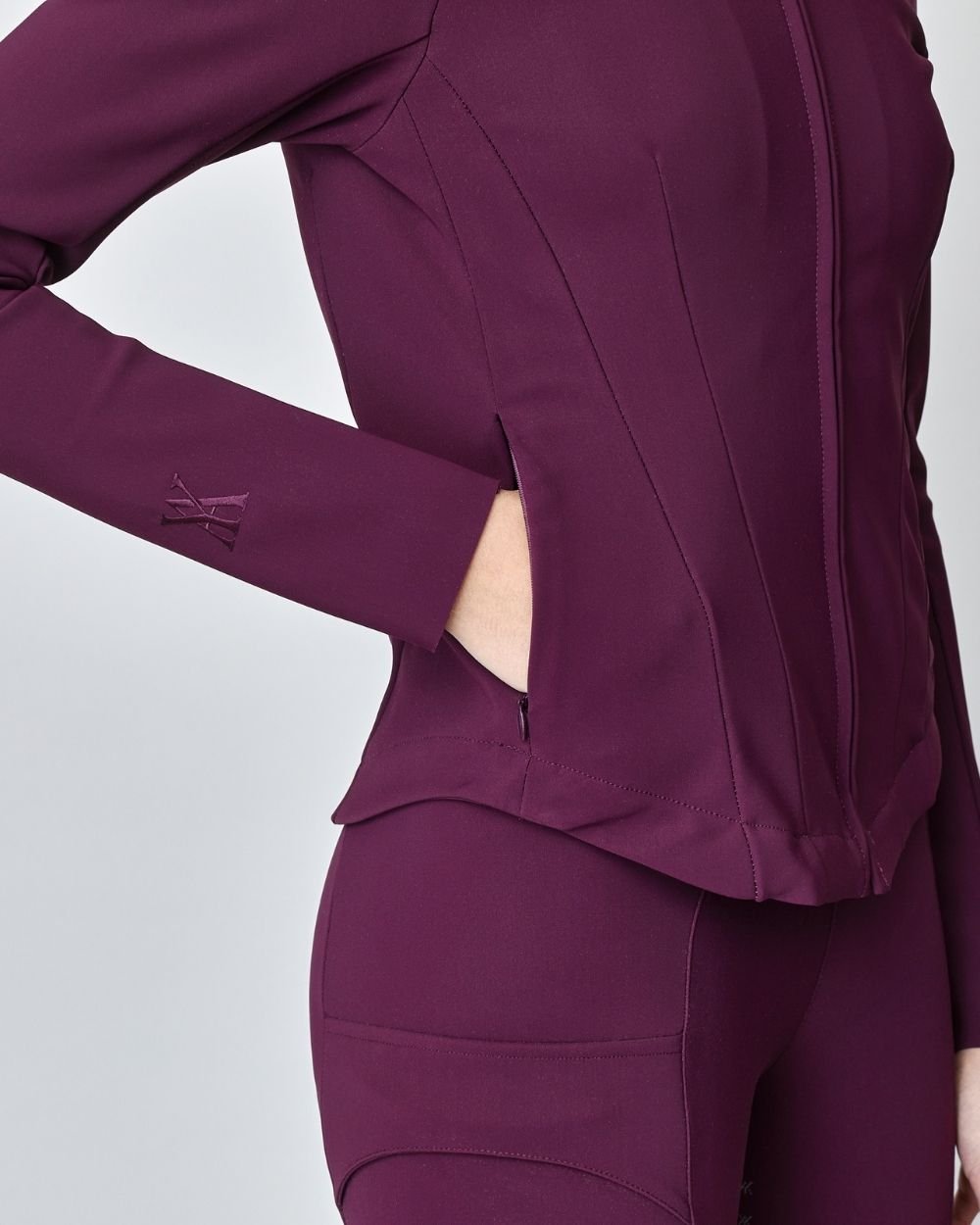 Yagya Signature Riding Jacket Burgundy - Yagya - Equiluxe Tack