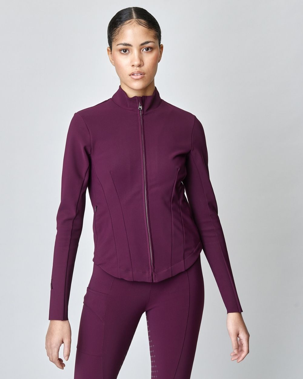 Yagya Signature Riding Jacket Burgundy - Yagya - Equiluxe Tack