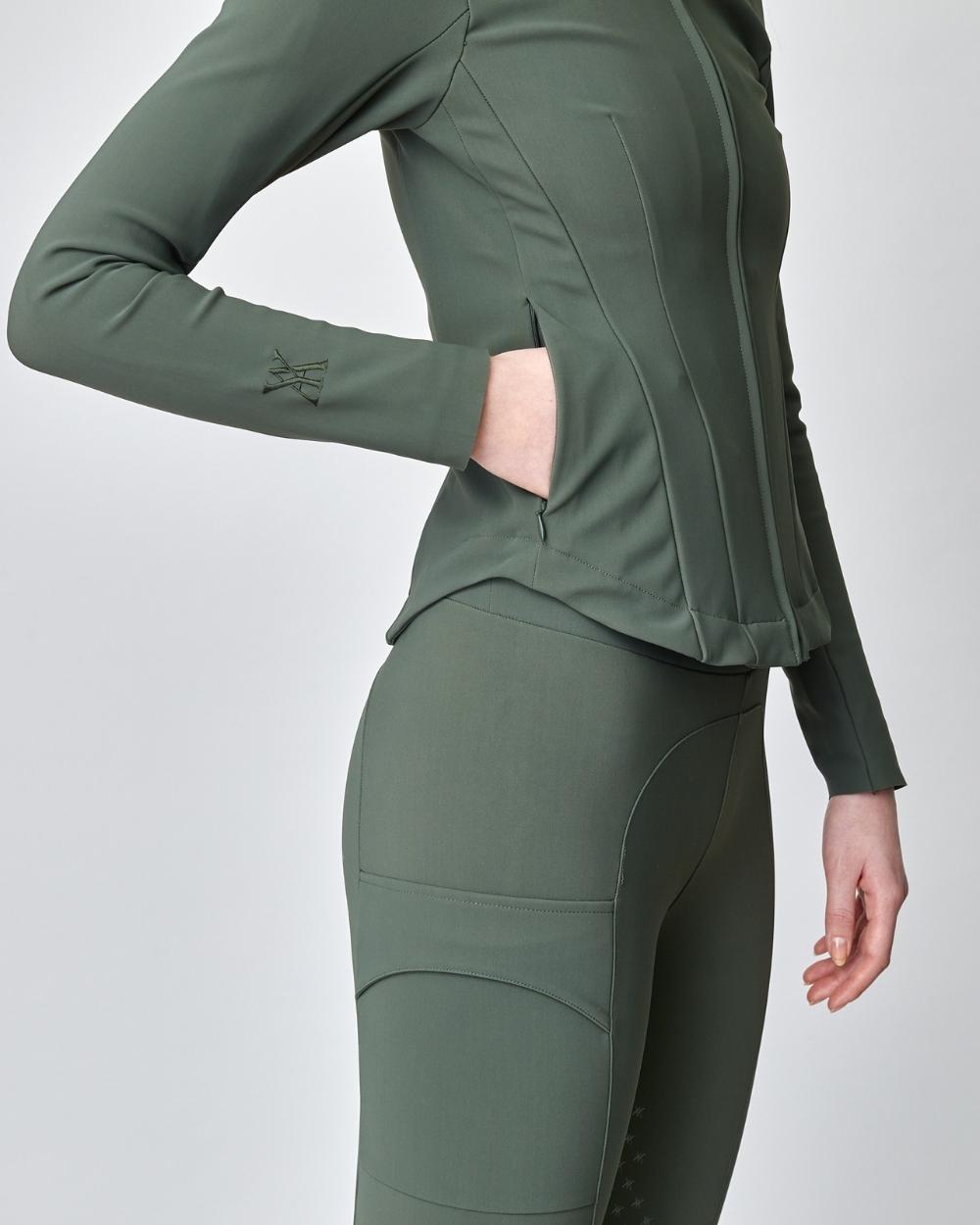 Yagya Signature Riding Jacket Green - Yagya - Equiluxe Tack