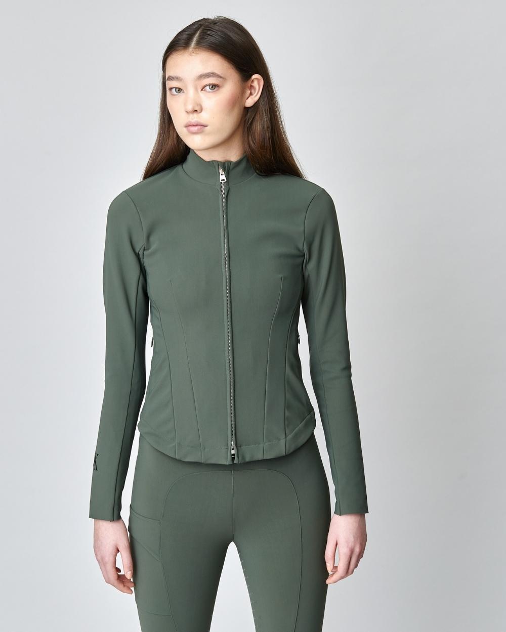 Yagya Signature Riding Jacket Green - Yagya - Equiluxe Tack