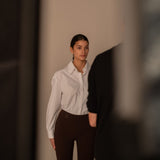 Yagya Stretchy Riding Shirt White - Yagya - Equiluxe Tack