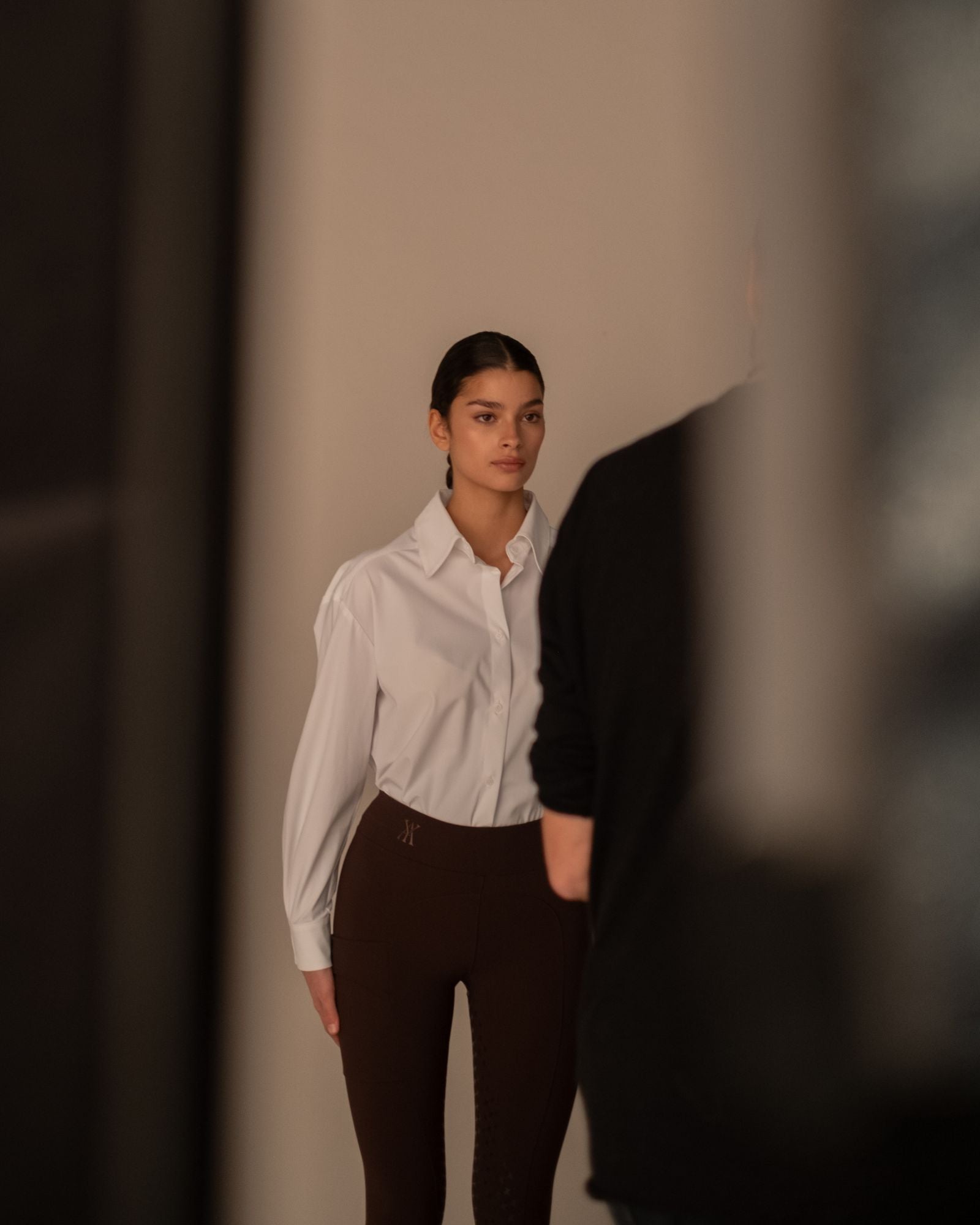 Yagya Stretchy Riding Shirt White - Yagya - Equiluxe Tack