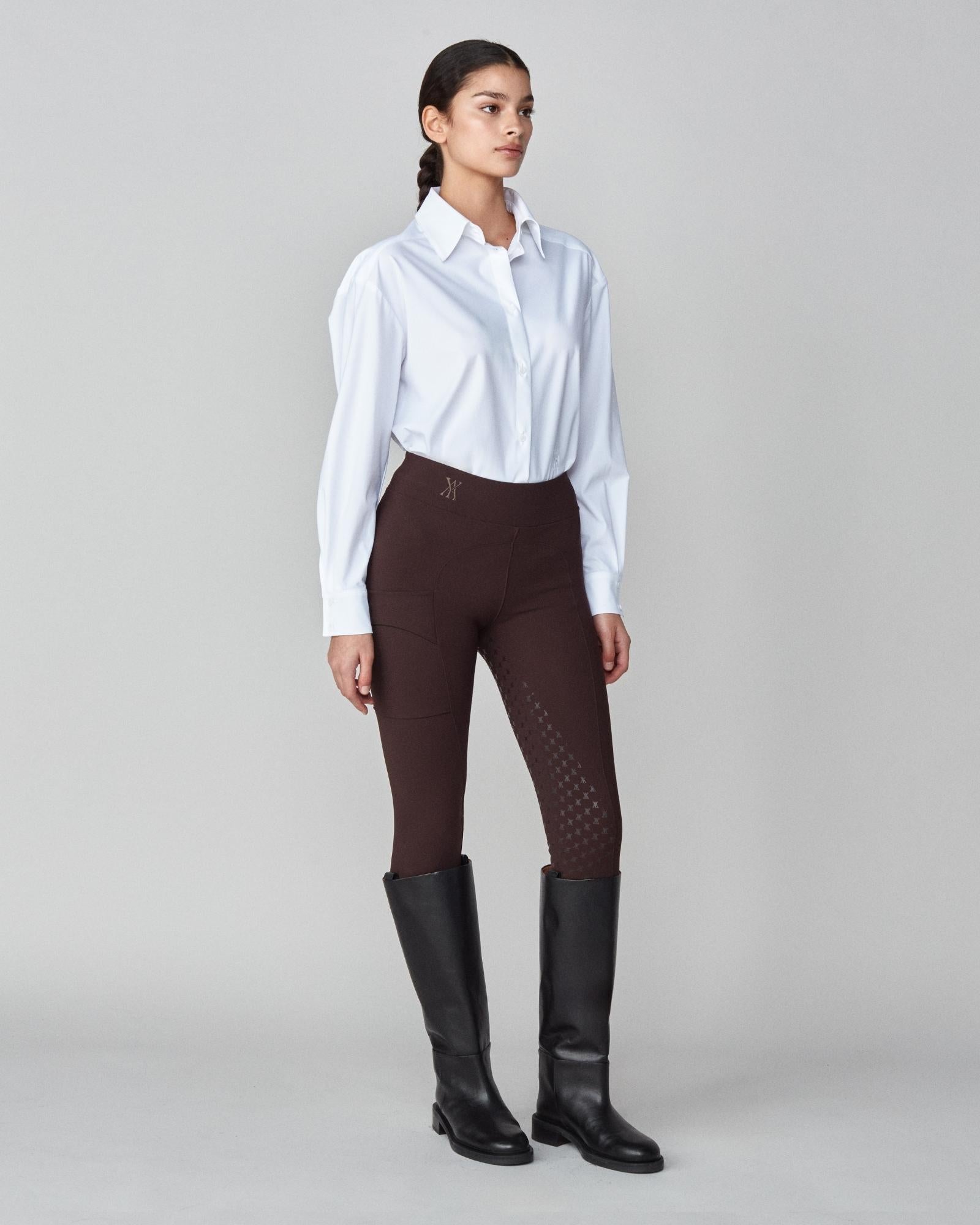 Yagya Stretchy Riding Shirt White - Yagya - Equiluxe Tack