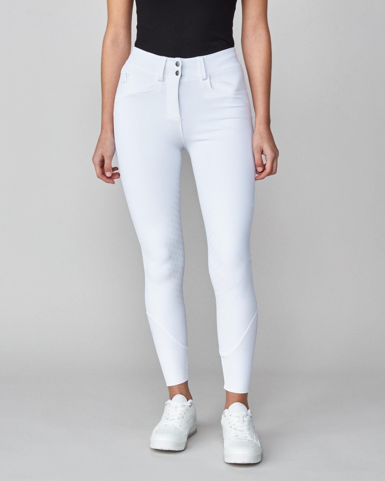 Yagya Timeless Riding Breeches - White - Yagya - Equiluxe Tack
