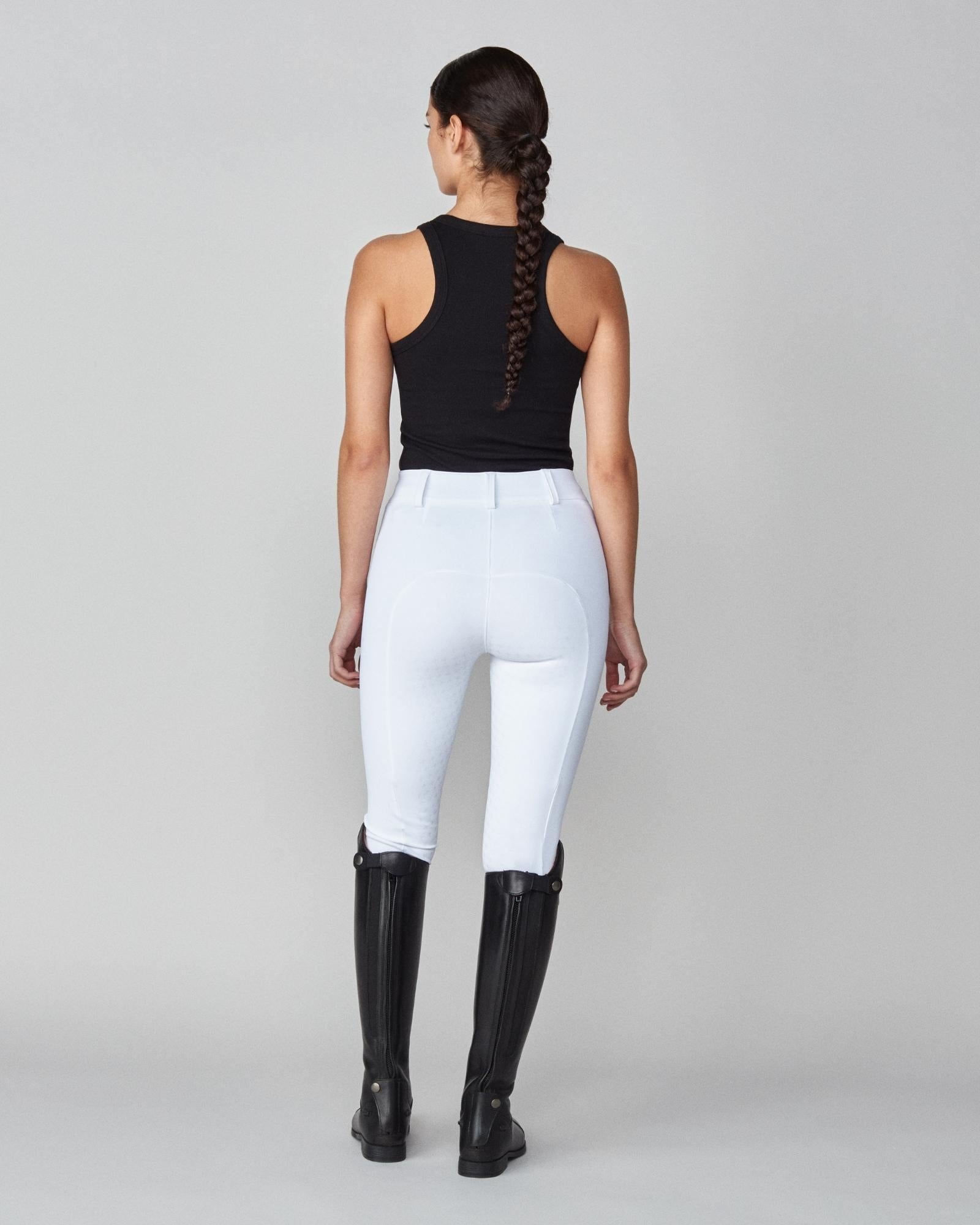 Yagya Timeless Riding Breeches - White - Yagya - Equiluxe Tack