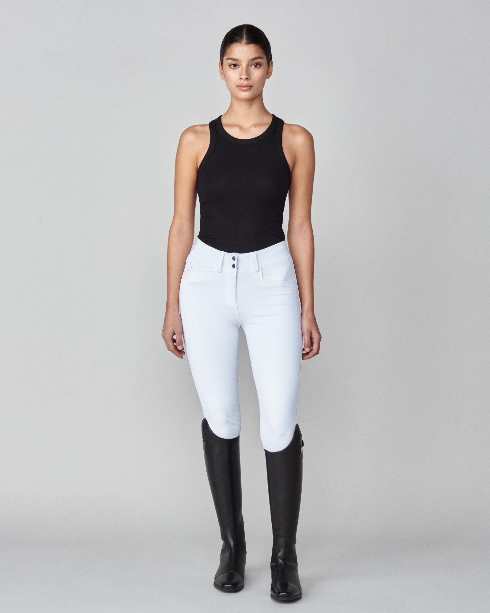 Yagya Timeless Riding Breeches - White - Yagya - Equiluxe Tack