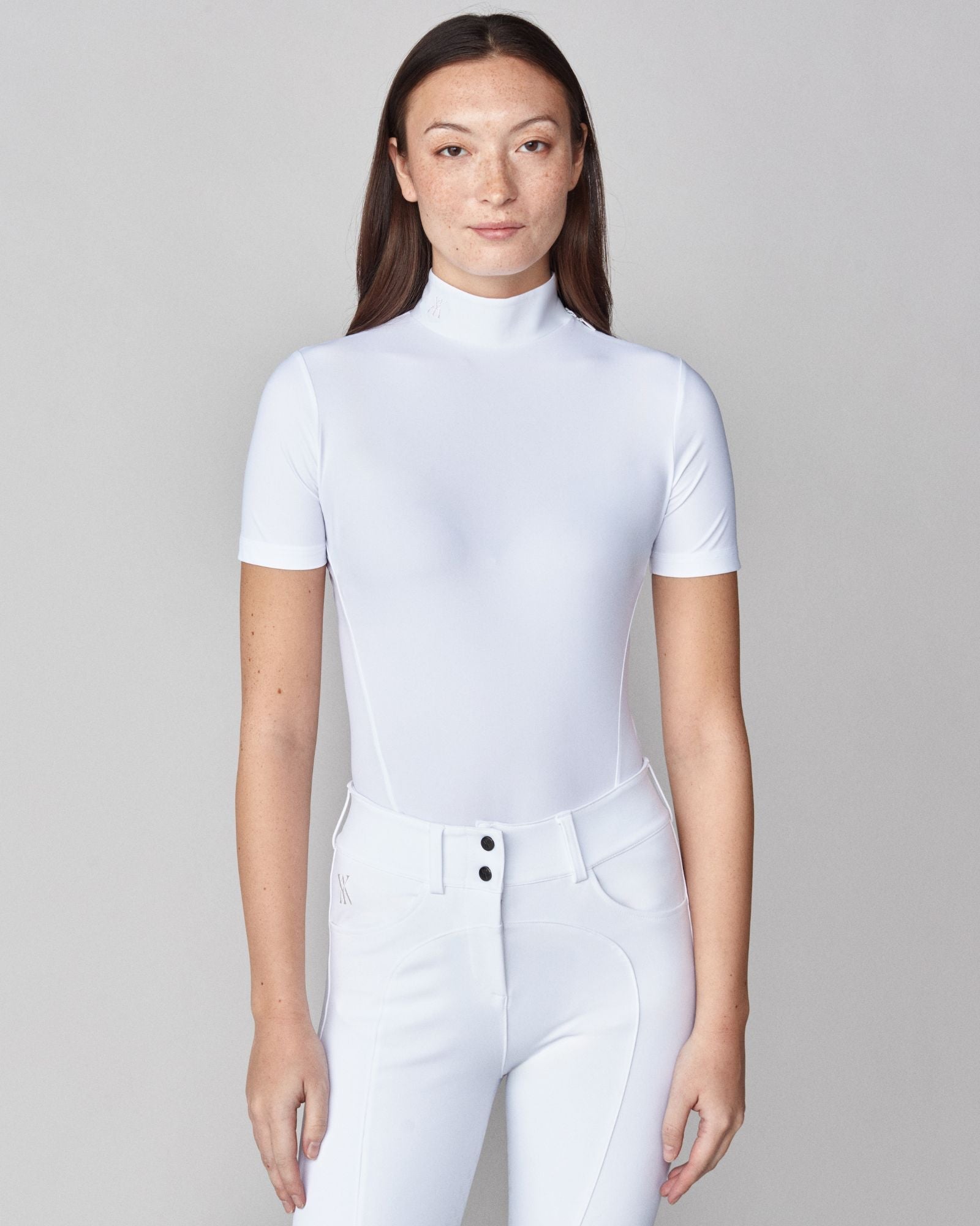 Yagya Timeless Short Sleeve Solid - White - Yagya - Equiluxe Tack