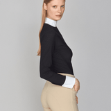 Yagya Timeless Show Shirt Mesh - Black - Yagya - Equiluxe Tack