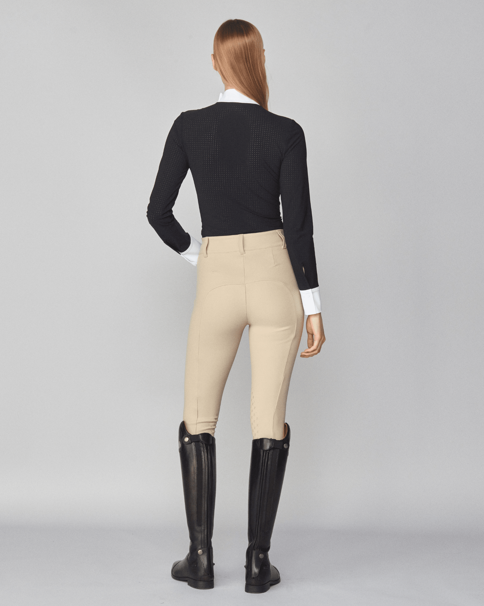 Yagya Timeless Show Shirt Mesh - Black - Yagya - Equiluxe Tack