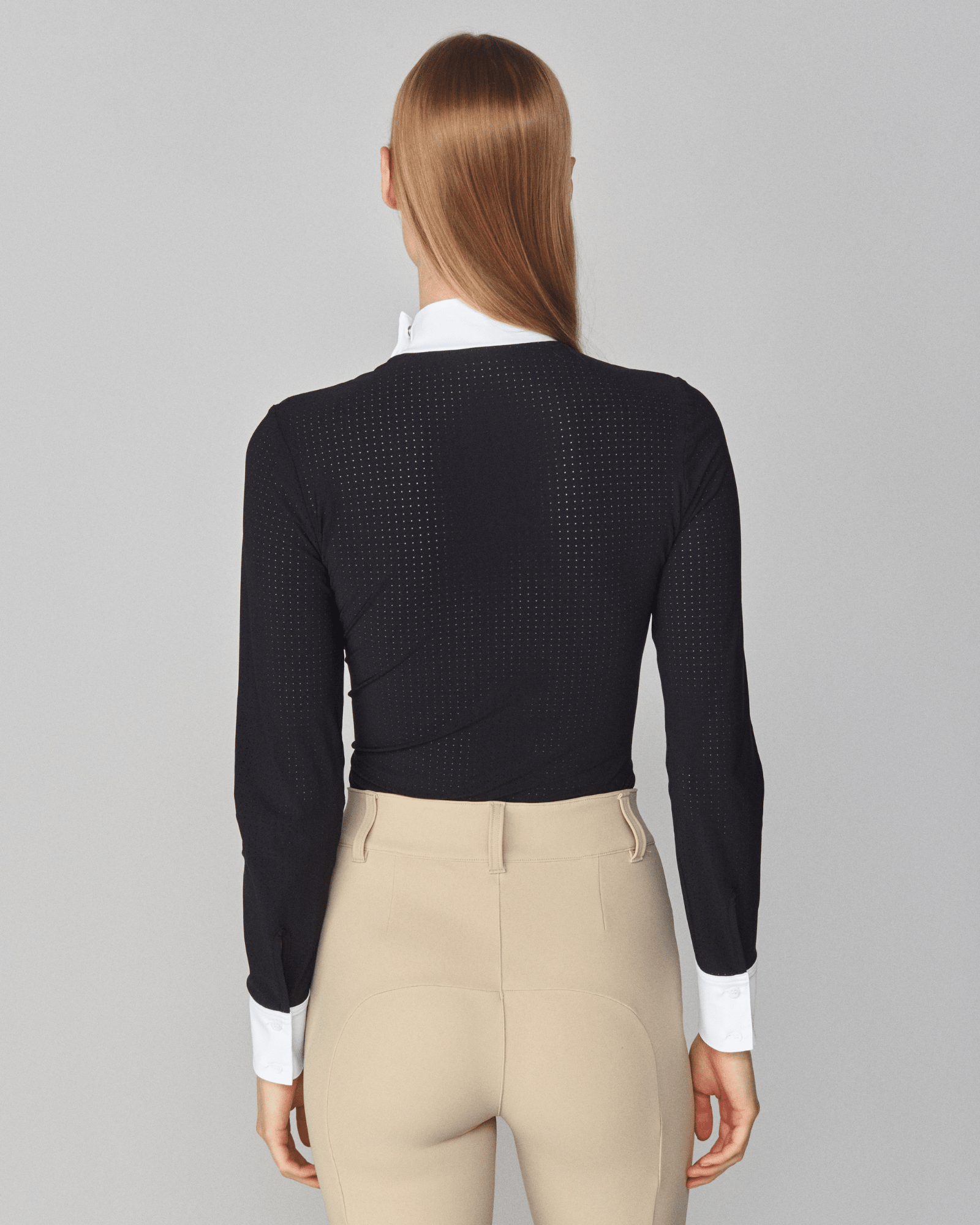 Yagya Timeless Show Shirt Mesh - Black - Yagya - Equiluxe Tack