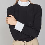 Yagya Timeless Show Shirt Mesh - Black - Yagya - Equiluxe Tack
