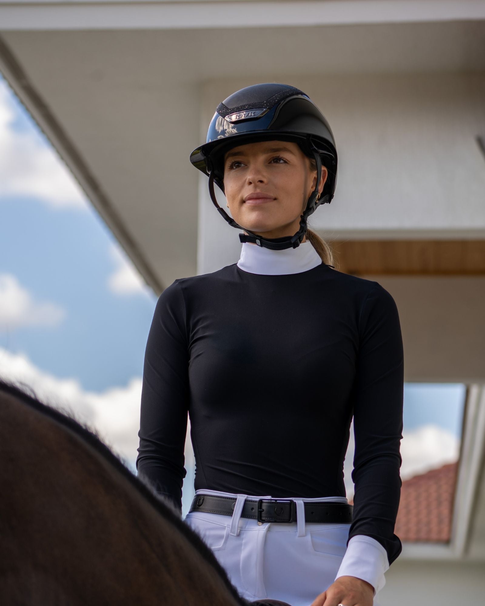 Yagya Timeless Show Shirt Solid - Black - Yagya - Equiluxe Tack